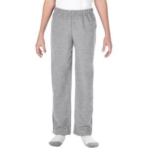 imageGildan Kids Youth Open Bottom Sweatpants Style G18400BSport Gray