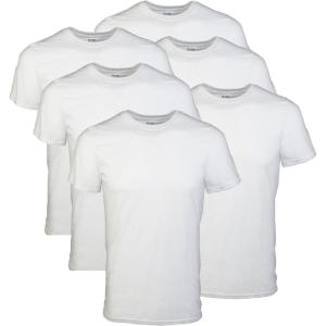imageGildan Platinum Mens Crew TShirtsWhite 6pack