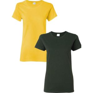 imageGildan Womens Heavy Cotton TShirt Style G5000L 2Pack1 Daisy  1 Forest Green