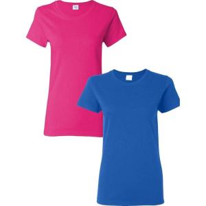imageGildan Womens Heavy Cotton TShirt Style G5000L 2Pack1 Heliconia  1 Royal