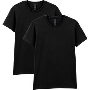 imageGildan Womens Heavy Cotton TShirt Style G5000L 2PackBlack