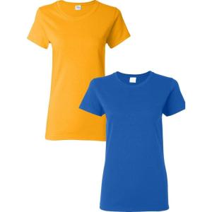 imageGildan Womens Heavy Cotton TShirt Style G5000L 2PackGoldroyal