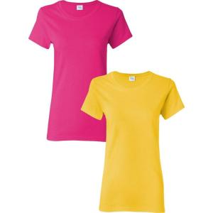 imageGildan Womens Heavy Cotton TShirt Style G5000L 2PackHeliconiadaisy