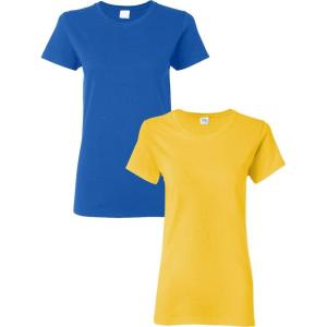 imageGildan Womens Heavy Cotton TShirt Style G5000L 2PackRoyaldaisy