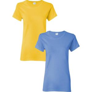 imageGildan Womens Softstyle Cotton TShirt Style G64000l MultipackDaisycarolina