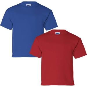 imageGildan Youth Ultra Cotton TShirt Style G2000B MultipackRoyalred