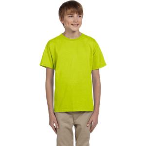 imageGildan Youth Ultra Cotton TShirt Style G2000B MultipackSafety Green