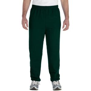 imageGildan Adult Fleece Elastic Bottom Sweatpants Style G18200Forest Green