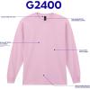 imageGildan Adult Ultra Cotton Long Sleeve TShirt Style G2400 MultipackSand 3pack