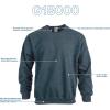 imageGildan unisexadult Fleece Crewneck Sweatshirt Style G18000 MultipackDark Heather 36pack