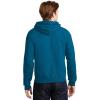 imageGildan Mens Heavy Blend Drawcord Hooded Sweatshirt Safety PinkAntiquesapphire
