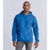 imageGildan Mens Heavy Blend Drawcord Hooded Sweatshirt Safety PinkBlack