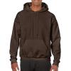 imageGildan Mens Heavy Blend Drawcord Hooded Sweatshirt Safety PinkHeather Sport Scarlet Red