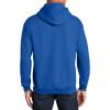 imageGildan Mens Heavy Blend Drawcord Hooded Sweatshirt Safety PinkRoyal