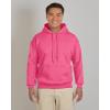 imageGildan Mens Heavy Blend Drawcord Hooded Sweatshirt Safety PinkSafety Pink
