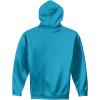imageGildan Mens Heavy Blend Drawcord Hooded Sweatshirt Safety PinkSapphire