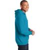 imageGildan Mens Heavy Blend Drawcord Hooded Sweatshirt Safety PinkSapphire