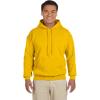 imageGildan Mens Heavy Blend Drawcord Hooded Sweatshirt Safety PinkStandard Gold