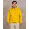 imageGildan Mens Heavy Blend Drawcord Hooded Sweatshirt Safety PinkStandard Gold