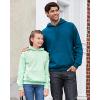 imageGildan Mens Heavy Blend Drawcord Hooded Sweatshirt Safety PinkViolet