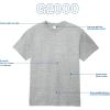 imageGildan Ultra Cotton TShirt Style G2000 MultipackAsh Grey 2pack
