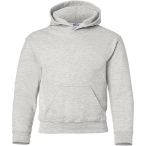 imageGildan Mens Heavy Blend Drawcord Hooded Sweatshirt Safety PinkAsh 3xl