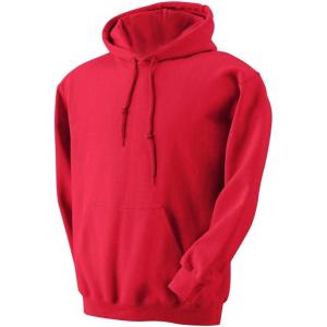 imageGildan Mens Heavy Blend Drawcord Hooded Sweatshirt Safety PinkGarnet