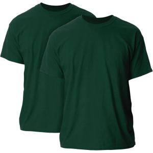 imageGildan Ultra Cotton TShirt Style G2000 MultipackForest Green 2pack