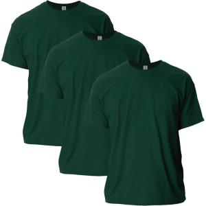 imageGildan Ultra Cotton TShirt Style G2000 MultipackForest Green 3pack