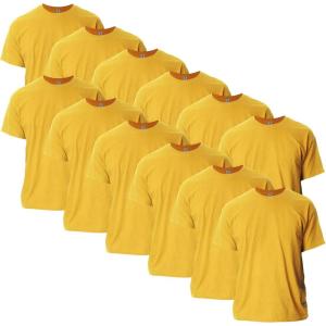 imageGildan Ultra Cotton TShirt Style G2000 MultipackGold 12pack