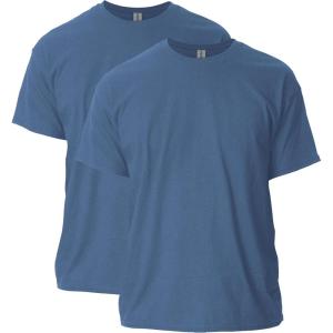 imageGildan Ultra Cotton TShirt Style G2000 MultipackHeather Indigo 2pack