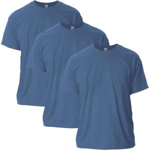 imageGildan Ultra Cotton TShirt Style G2000 MultipackHeather Indigo 3pack