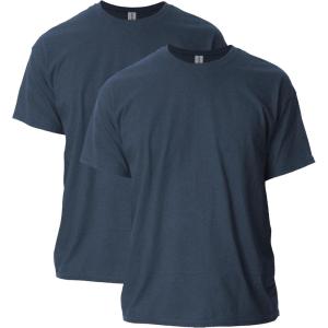 imageGildan Ultra Cotton TShirt Style G2000 MultipackHeather Navy 2pack