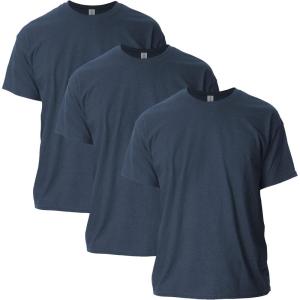 imageGildan Ultra Cotton TShirt Style G2000 MultipackHeather Navy 3pack