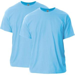 imageGildan Ultra Cotton TShirt Style G2000 MultipackLight Blue 2pack