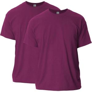 imageGildan Ultra Cotton TShirt Style G2000 MultipackMaroon 2pack