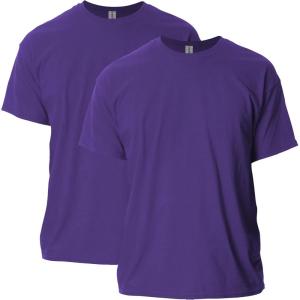 imageGildan Ultra Cotton TShirt Style G2000 MultipackPurple 2pack