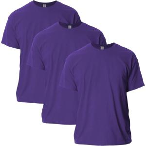 imageGildan Ultra Cotton TShirt Style G2000 MultipackPurple 3pack