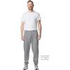imageGildan Adult Fleece Elastic Bottom Sweatpants Style G18200Sport Grey