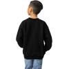 imageGildan unisexchild Fleece Crewneck Sweatshirt Style G18000bBlack
