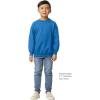 imageGildan unisexchild Fleece Crewneck Sweatshirt Style G18000bRoyal