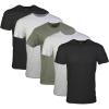 imageGildan Mens Crew TShirts Multipack Style G1100BlackSport GreyMilitary Green 5pack