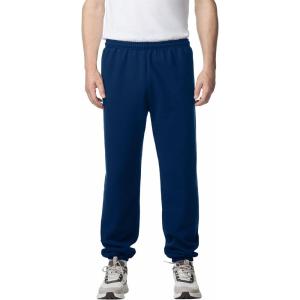 imageGildan Adult Fleece Elastic Bottom Sweatpants Style G18200Navy