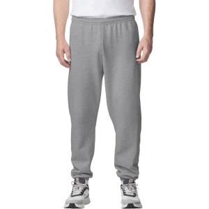 imageGildan Adult Fleece Elastic Bottom Sweatpants Style G18200Sport Grey
