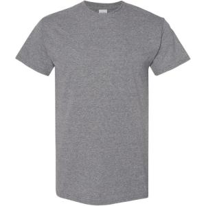 imageGildan Large Mens DryBlend Classic TShirt1 Graphite Heather  1 Indigo Blue