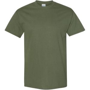 imageGildan Large Mens DryBlend Classic TShirt1 Military Green  1 Berry