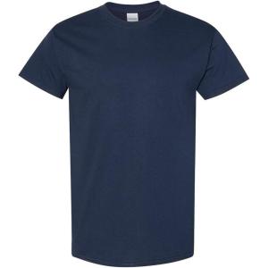 imageGildan Large Mens DryBlend Classic TShirt1 Sport Grey  1 Navy
