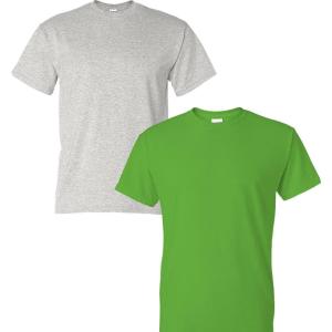 imageGildan Large Mens DryBlend Classic TShirtAshElectric Green