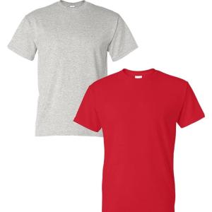 imageGildan Large Mens DryBlend Classic TShirtAshRed