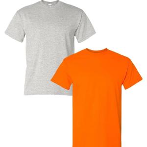 imageGildan Large Mens DryBlend Classic TShirtAshSafety Orange